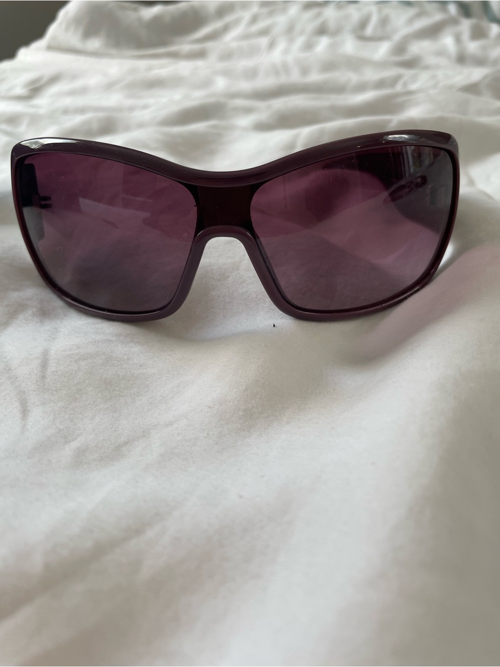 Women's Oversized Purple Sunglasses